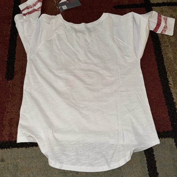 NWT‎ Woman’s Indiana Hoosier 3/4 Sleeve Shirt - Picture 5 of 7